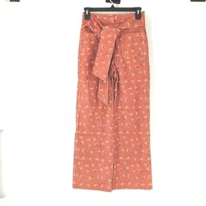 Tach Clothing Corduroy Floral Pants Size XS